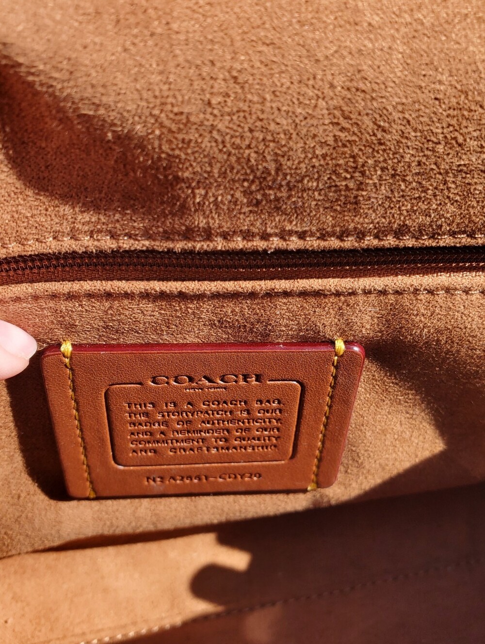 NWT Coach Bridget Flap Shoulder Bag in Loved Signature canvas leather - Picture 7 of 10